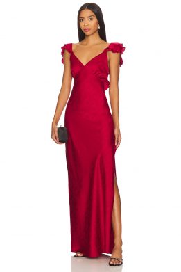 Becky Ruffle Maxi Dress