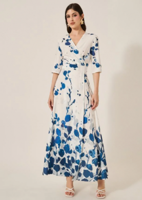 Floral Print Maxi Dress