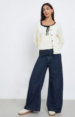 2-Piece Ribbed Knit Cardigan with Cami