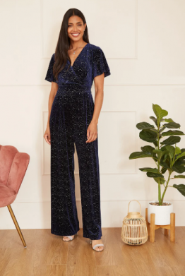 Sparkle Velvet Jumpsuit